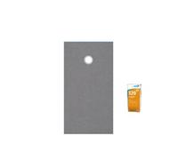 Receveur de douche à carreler 120 x 90 WEDI Fundo Primo rectangle écoulement excentré + colle 320