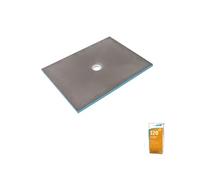 Receveur de douche à carreler 150 x 90 WEDI Fundo Primo rectangle écoulement centré + colle 320