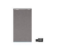 Receveur de douche à carreler 160 x 100 cm WEDI Fundo Riolito Neo + bonde horizontale + barrette de finition
