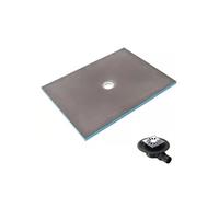Receveur de douche à carreler 180 x 90 WEDI Fundo Primo rectangle écoulement centré + bonde horizontale
