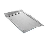 Receveur de douche à carreler monopente + natte étanche + siphon ultra plat - 185 x 100 cm