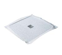 Receveur de douche à carreler standard + siphon 360° + natte étanche - 120 x 120 x 4 cm
