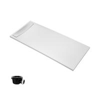 Receveur de douche antidérapant 120 x 90 JACOB DELAFON Flight Neus acrylique rectangle blanc + bonde et capot