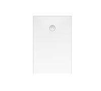 Receveur de douche Bastille antidérapant PN24 80 x 80 cm céramique blanc extraplat 4 cm avec bonde horizontale