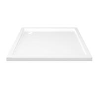 Receveur de douche carré extra plat VINGVO YIN - Blanc - 90x90 cm - Seuil bas - Fond anti-dérapant