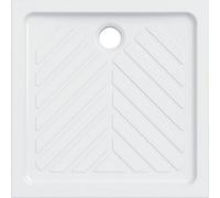Receveur de douche carré Geberit Renova à poser surélevé 80x80x16cm Blc - GEBERIT 00716100000