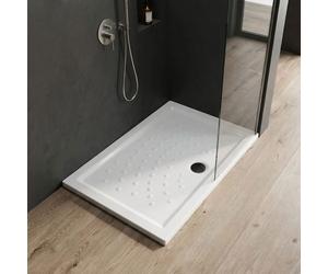 RECEVEUR DE DOUCHE D'ANGLE ANTIDÉRAPANT EN CÉRAMIQUE 80X120 H6 MALTA