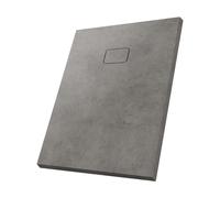 Receveur de douche écologique et léger NATURA SH, finition Soft Grey - 1600x800
