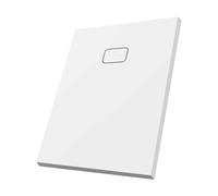 Receveur de douche écologique et léger NATURA SH, finition Soft White - 1200x800
