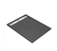 Receveur de douche effet pierre gris - caniveau - 120 x 90 cm - Pedra AURLANE