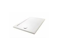 Receveur de douche extra-plat 100 x 80 cm Flight Blanc
