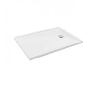 Jacob Delafon Receveur de douche extra-plat Gaspard 120x90 cm Céramique Bonde à droite Blanc