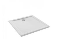 Receveur de douche extra-plat 80x80cm en céramique - blanc - Camille JACOB DELAFON