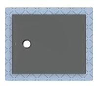 Geberit CleanFloor30 Receveur de douche rectangulaire/carré, 551004DM1,