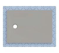 Geberit Receveur de douche CleanFloor30 intégré 110x80 cm gris mat 551005291