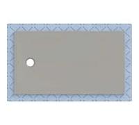Geberit CleanFloor30 Receveur de douche rectangulaire/carré, 551007291,