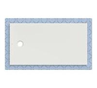 Geberit Surface de douche CleanFloor30 intégrée avec voile d'étanchéité 150×80 cm blanc mat