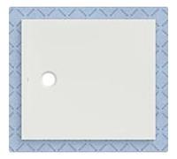 Geberit CleanFloor30 Receveur de douche rectangulaire/carré, 551012001,