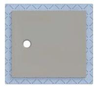 Geberit Receveur de douche CleanFloor30 551012291 affleurant 90x100 cm gris mat, voile d'étanchéité