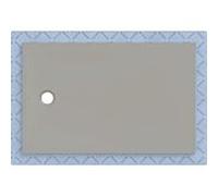 Receveur de douche Geberit CleanFloor30 551015291, affleurant au sol, avec joint d'étanchéité en polaire, 90 x 140 cm, gris mat