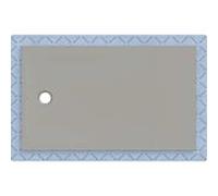Receveur de douche Geberit CleanFloor30 551016291, affleurant au sol, avec joint d'étanchéité en polaire, 90 x 150 cm, gris mat