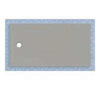 Geberit CleanFloor30 surface de douche, intégrée, avec voile d'étanchéité, 170x90cm, 551018291, Couleur: gris / mat - CM