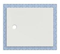 Receveur de douche Geberit CleanFloor30 551022001, affleurant au sol, avec joint d'étanchéité en polaire, 100 x 120 cm, blanc mat