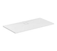 Ideal Standard Ultra Flat Receveur de douche Evo T5433FO 1600 x 800 x 35 mm, blanc soie, rectangulaire , évacuation sur le côté long