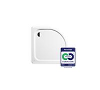 Receveur de douche ZIRKON 501 Kaldewei 90 x 75 cm, brillant, blanc alpin
