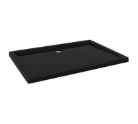 Receveur de douche - KIMISS - 70x100 cm - ABS Noir - Seuil bas - Extra plat
