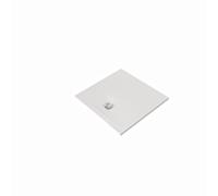 Kludi Terra - Receveur de douche 80x80 cm, blanc mat 08DW0953