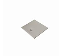 Receveur de douche Kludi TERRA 08DW09O2 80 x 80 x 3 cm, cache-siphon. in olombe claire mate
