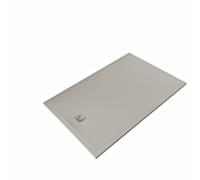 Receveur de douche Kludi TERRA 08DW15O2 100 x 160 x 3 cm, couvercle de bonde. in olombe claire mate