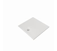 Receveur de douche Kludi TERRA 08DW1853 100 x 100 x 3 cm, bonde incluse, blanc mat