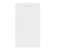 Receveur de douche LUNA 160X90cm blanc mat Recoupable antidérapant