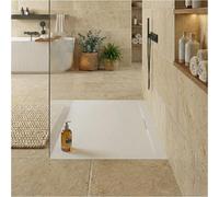 Receveur de douche mural LIVA aspect ardoise extra-plat
