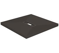 Receveur de douche prêt à carreler 900x900 avec petit caniveau d'écoulement centré transversal pour douche à l'italienne