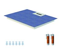 Receveur de douche Schedel Line Flow LI2KF901080 100 x 80 cm, pente unilatérale