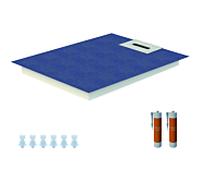 Schedel Line Flow élément de douche LI2KF908012 80 x 120 cm, pente d'un côté