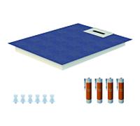 Receveur de douche Schedel Line Flow LI2KF909014 90 x 140 cm, pente unilatérale