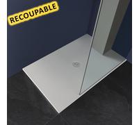 Receveur de douche solo due 120x80 recoupable blanc - CRISTINA ONDYNA SOL12080CT