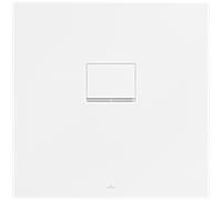 receveur de douche UDQ8080SQI1IVRW 80 x 80 Villeroy und Boch 4 cm, blanc pierre Squaro Infinity pour montage Plomberie