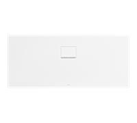Villeroy & Boch Squaro Infinity Receveur de douche rectangulaire, côté long découpé, UDQ1670SQI2BV-RW,