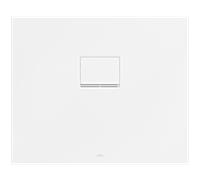 Receveur de douche Villeroy & Boch Squaro Infinity UDQ9075SQI2BVRW 90 x 75 x 4 cm, Blanc Pierre, universel, découpe latérale longue