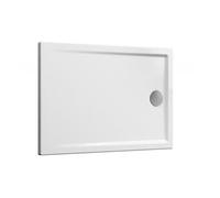 Receveur de douche Vitra Cascade (sans bonde) - 800 x 800 x 40mm - Couleur : BLANC - 3 faces émaillées PN12 blanc