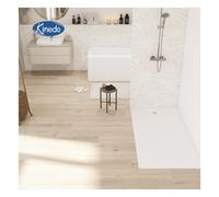 Receveur extra-plat 180X100 Kinesurf Nova Blanc anti dérapant - KINEDO RD1254AD