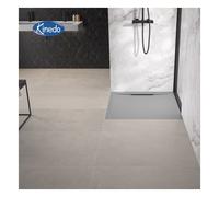 Receveur extra-plat 80x80 Kineline BPC Gris pierre - KINEDO RD320P