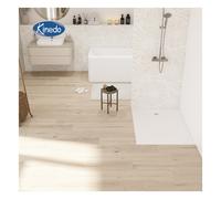 Receveur extra-plat 90X90 Kinesurf Nova Blanc anti dérapant - KINEDO RD1231AD