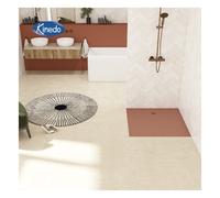 Receveur extra-plat 90X90 Kinesurf Nova terracotta mat - KINEDO RD1231TM