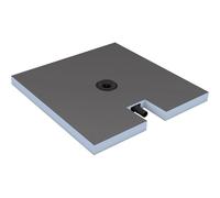 wedi Receveur de douche à carreler complet Fundo Plano centré wedi 1000x1000x65 mm